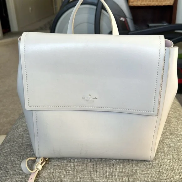 kate spade | Bags | Kate Spade White Backpack | Poshmark display picture 3